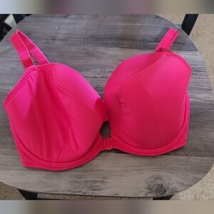 RED - Curvy Kate Front Snap Bra - US 36G UK 36F